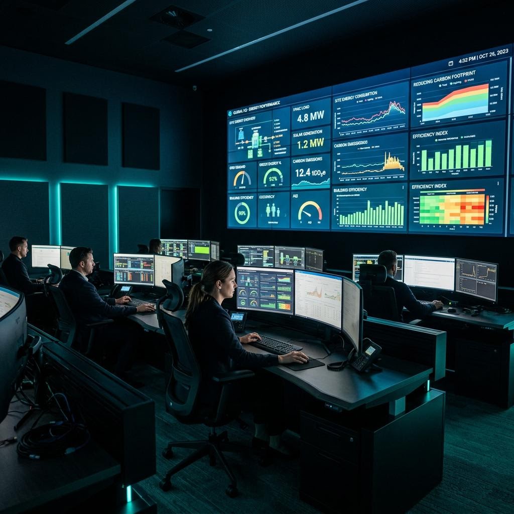 I-ON Energy dashboard showing building performance data